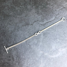 Load image into Gallery viewer, Infinity T-bar bracelet
