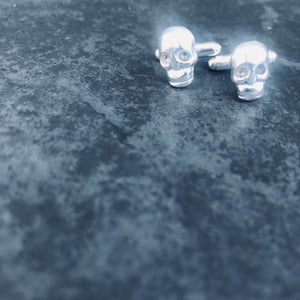 Silver Skull Cufflinks