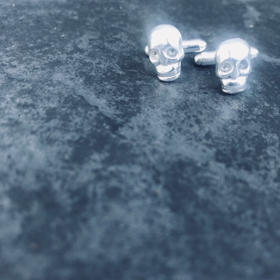 Silver Skull Cufflinks
