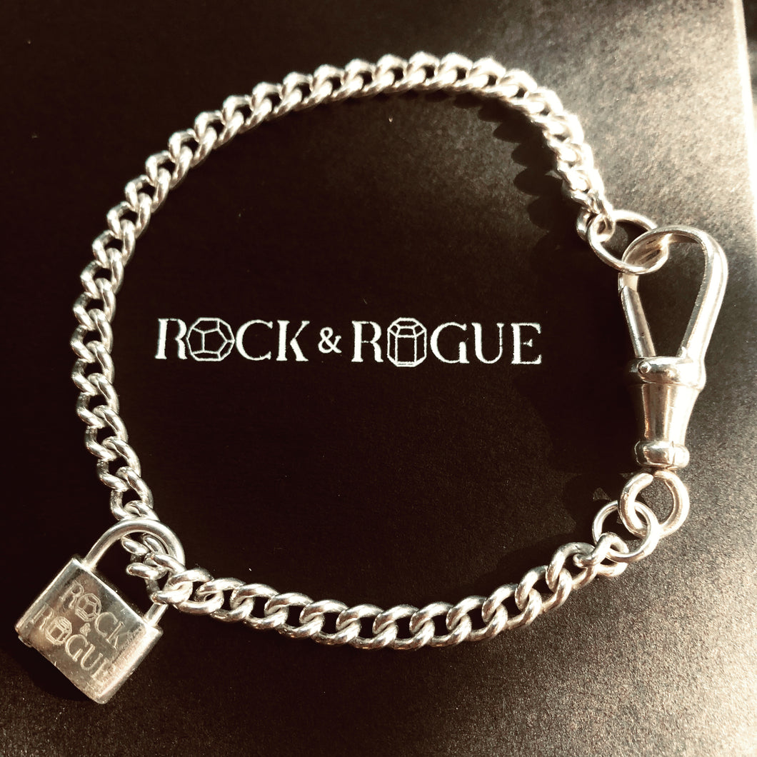 Padlock bracelet